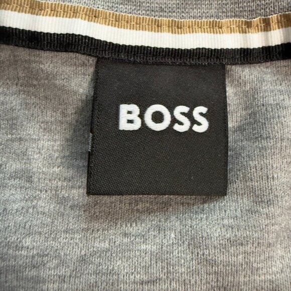 BOSS Gray Logo Graphic T-Shirt - Size Large - Picture 5 of 10